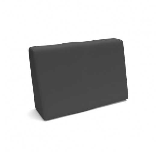 Coussin de Latéral pour Palettes Imperméable 60x40x20/10 Anthracite