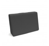 Coussin de Latéral pour Palettes Imperméable 60x40x20/10 Anthracite