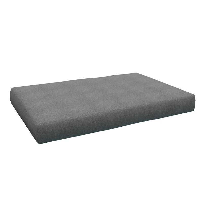 Coussin de Siège pour Palettes 120x80x15 Gris