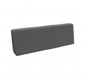 Coussin de Dossier pour Palettes 120x40x20/10 Gris