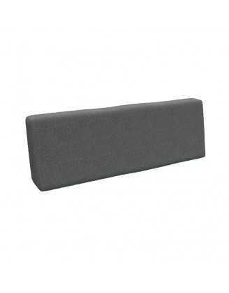 Coussin de Dossier pour Palettes 120x40x20/10 Gris