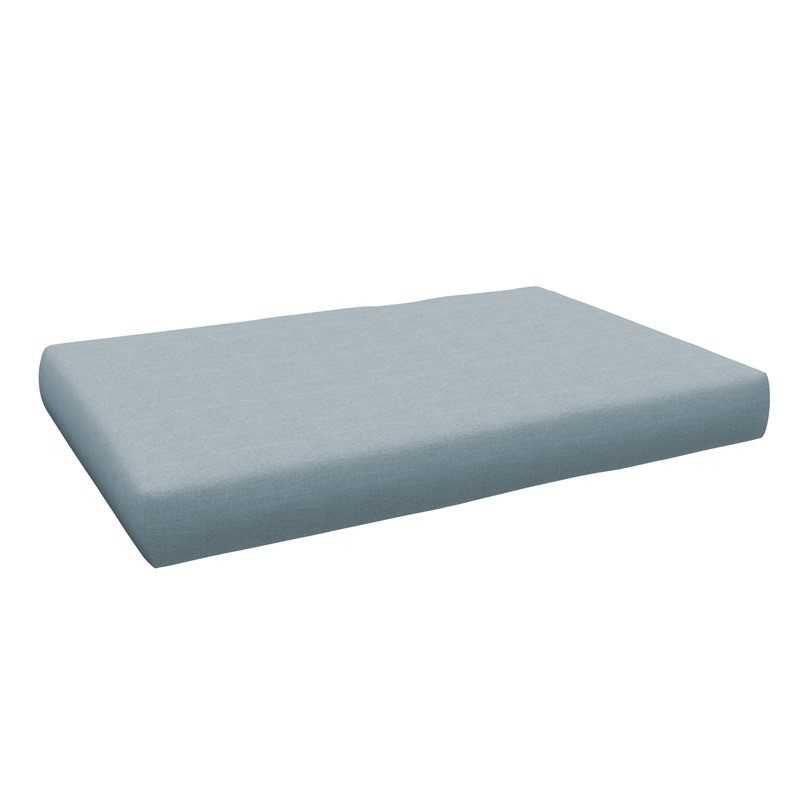 Coussin de Siège pour Palettes 120x80x15 Bleu