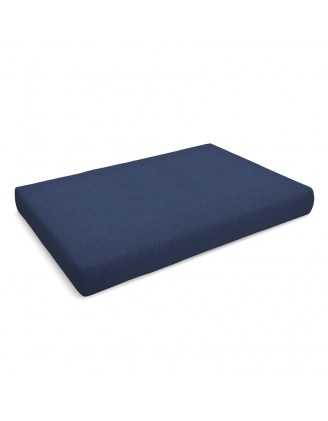 Coussin de Siège pour Palettes 120x80x15 Bleu Foncé