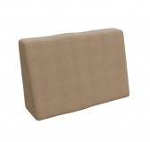 Housse pour coussin latéral de palette, 60×40 cm, beige