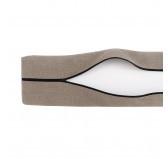 Set de 2 housses pour coussins de palette : 1× 120×80 cm + 1× 120×40 cm, beige