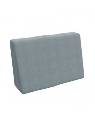 Housse pour coussin latéral de palette, 60×40 cm, bleu