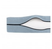 Housse pour dossier de palette, 120×40 cm, bleu