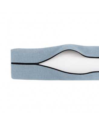 Housse pour dossier de palette, 120×40 cm, bleu
