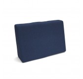 Housse pour coussin latéral de palette, 60×40 cm, bleu foncé