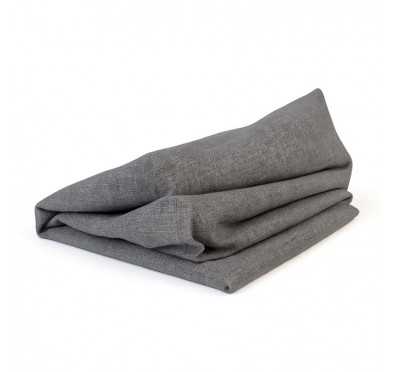 Set de 2 housses pour coussins de palette : 1× 120×80 cm + 1× 120×40 cm, gris