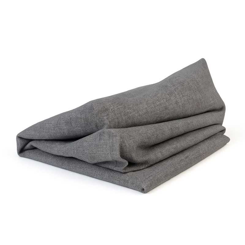 Set de 2 housses coussins : 120×80 + 120×40 gris