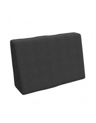 Housse pour coussin latéral de palette, 60×40 cm, anthracite