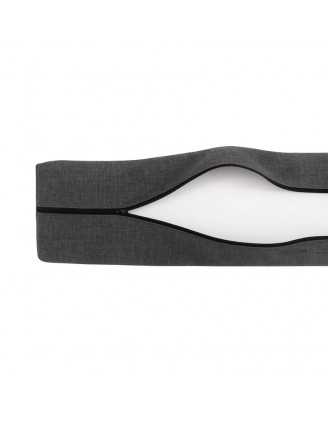 Housse pour dossier de palette, 120×40 cm, anthracite