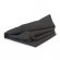 Set de 2 housses coussins : 120×80 + 120×40 anthracite