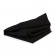 Set de 2 housses coussins : 120×80 + 120×40 noir