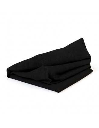 Set de 2 housses pour coussins de palette : 1× 120×80 cm + 1× 120×40 cm, noir