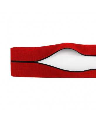 Set de 2 housses pour coussins de palette : 1× 120×80 cm + 1× 120×40 cm, rouge
