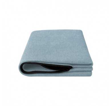 Housse pour coussin décoratif de palette, 40×40 cm, bleu