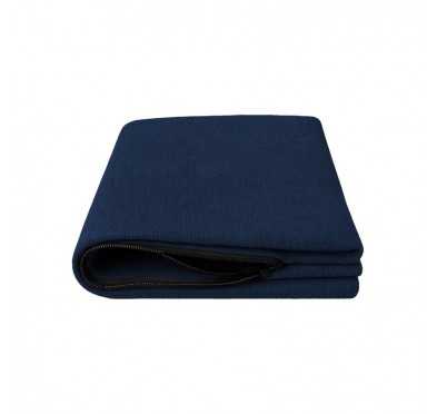 Housse pour coussin décoratif de palette, 40×40 cm, bleu foncé