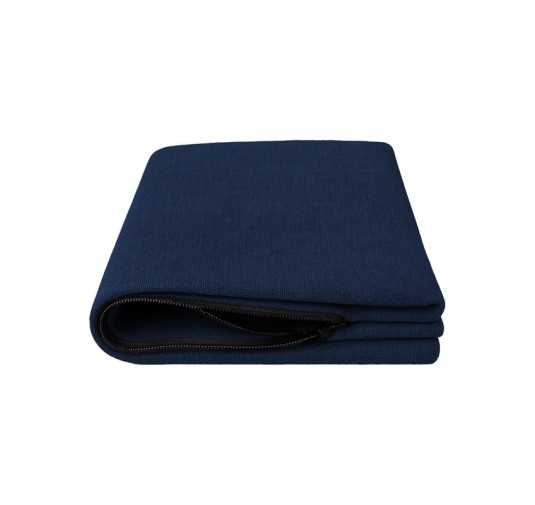 Housse pour coussin décoratif de palette, 40×40 cm, bleu foncé
