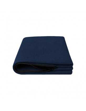 Housse pour coussin décoratif de palette, 40×40 cm, bleu foncé