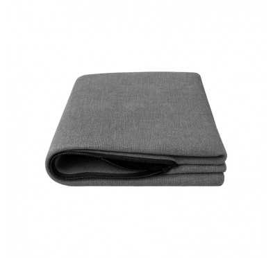Housse pour coussin décoratif de palette, 40×40 cm, gris