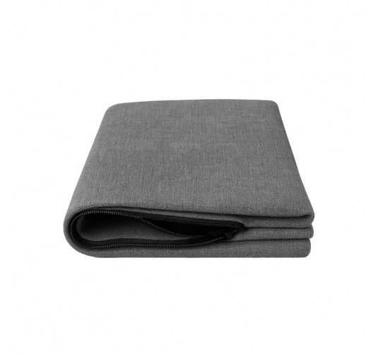 Housse pour coussin décoratif de palette, 40×40 cm, gris