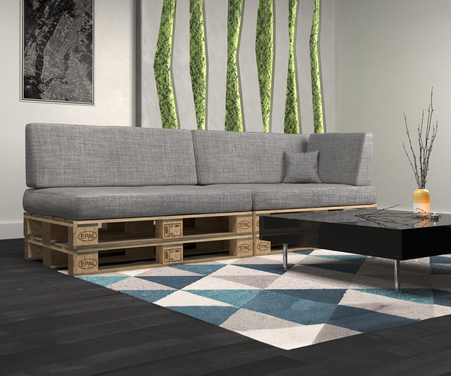 Coussins pour palettes qui transformeront votre jardin - que faut-il savoir ?